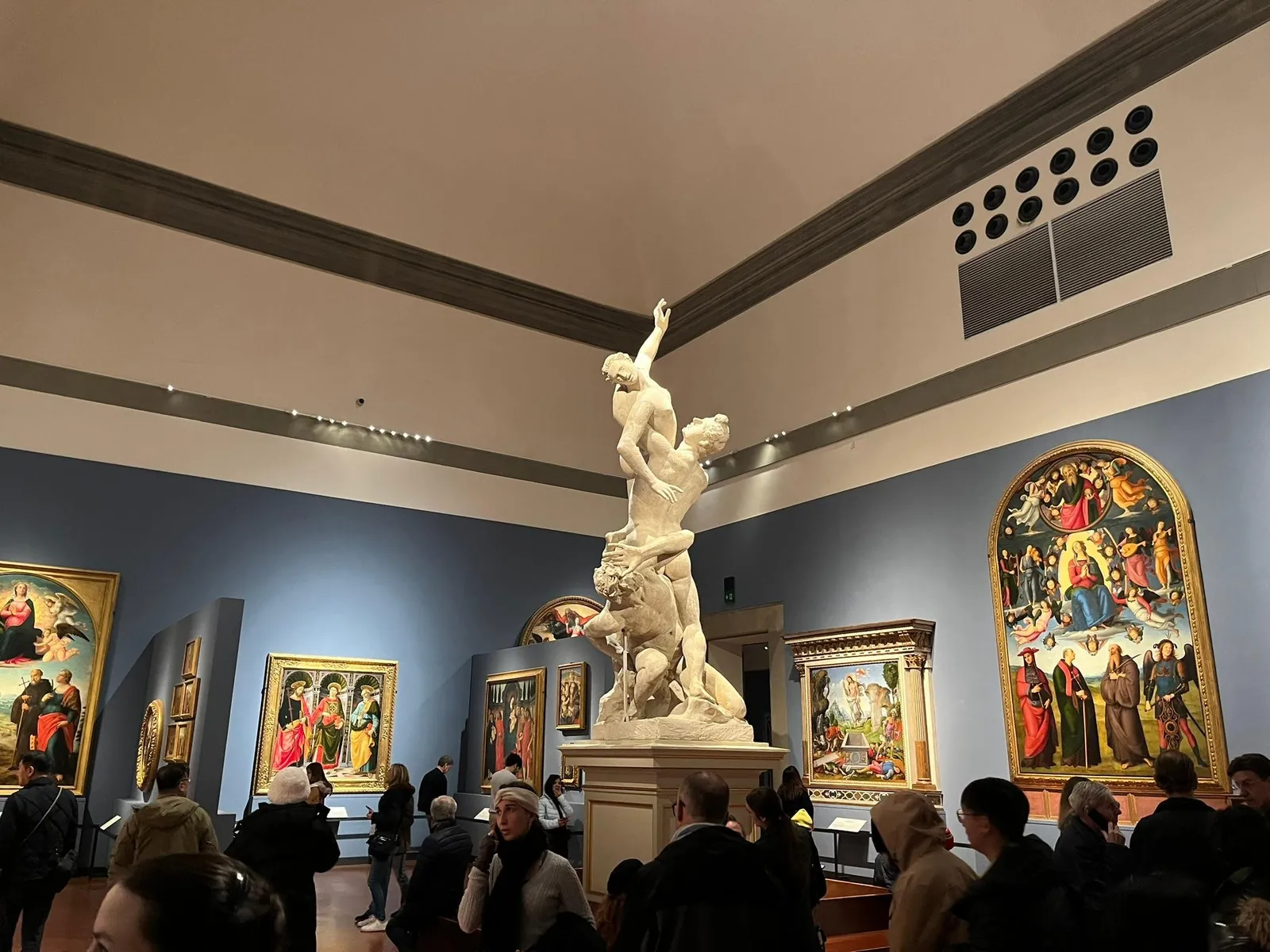 The Hall of the Colossus with Giambologna's plaster model at its centre