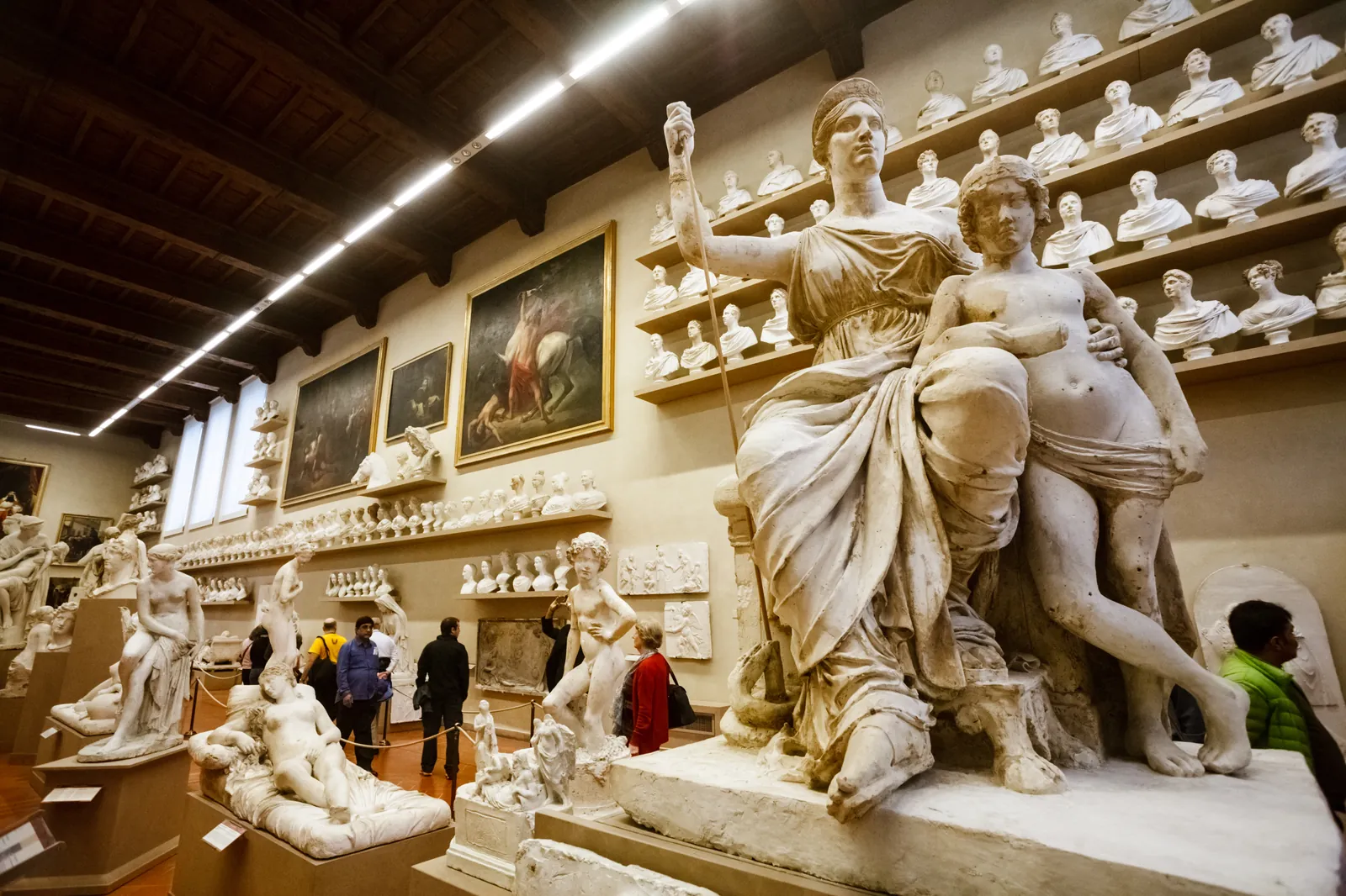 The Gipsoteca, the Accademia's hall of nineteenth-century plaster casts