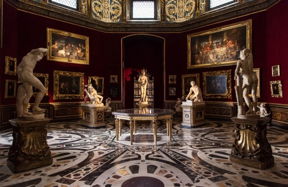 The Tribuna, the octagonal room at the heart of the Medici collection
